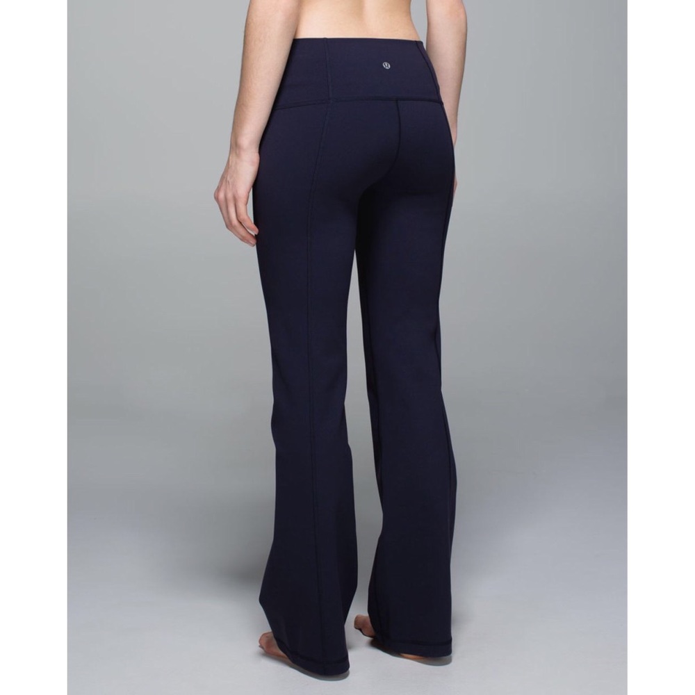 Lululemon Naval Blue Reversible Groove Flair Pant